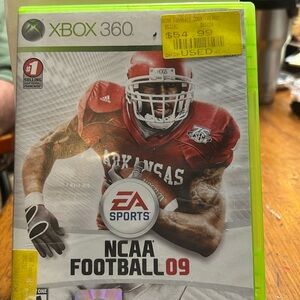 XBOX 360 NCAA FOOTBALL 09